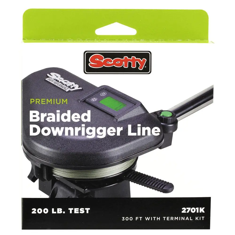 Scotty Premium Power Braid Downrigger Line - 400Ft Of 200Lb Test [2702K] 1