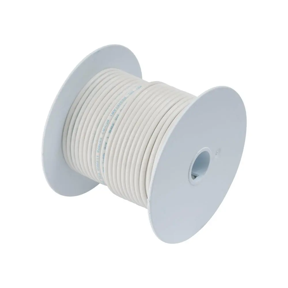 Ancor White 12 Awg Tinner Copper Wire - 100' [106910] 1