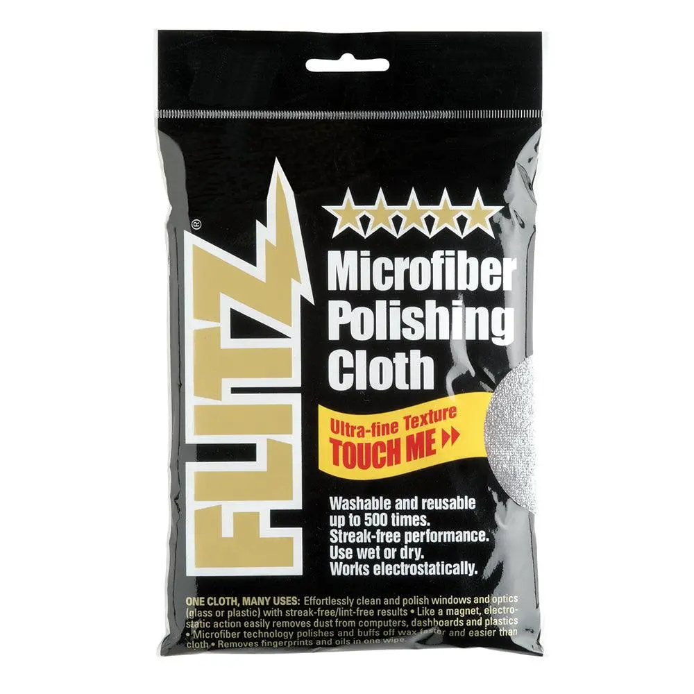 Flitz Microfiber Polishing Cloth - 16" X 16" - Single Bag [Mc200] 1