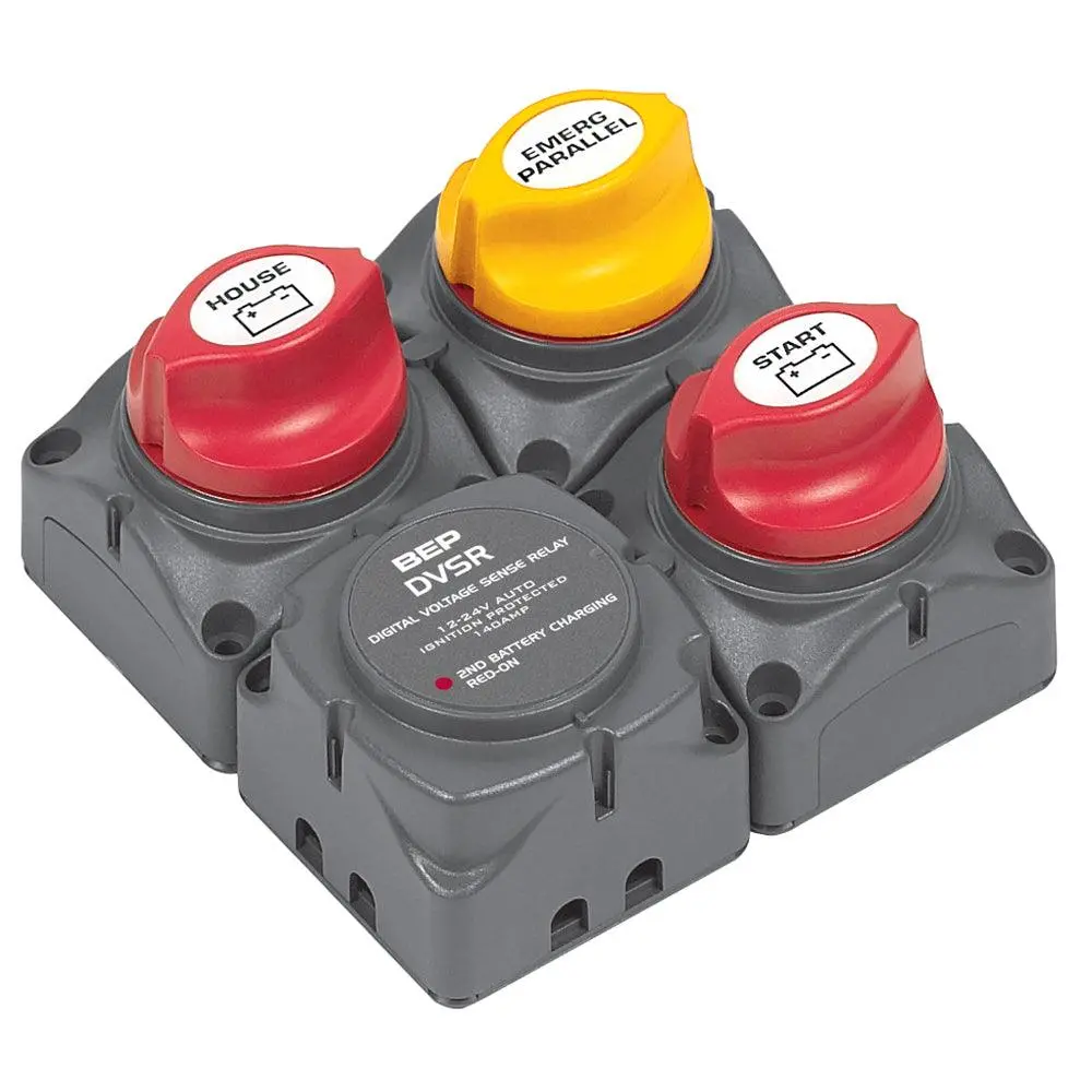 Bep Square Battery Distribution Cluster F/Single Engine W/Two Battery   Banks [716-Sq-140A-Dvsr] 1