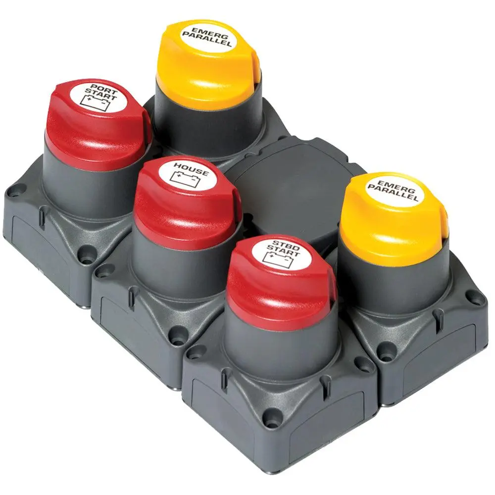 Bep Battery Distribution Cluster F/Twin Outboard Engines W/Three Battery Banks W/Motorized Vsr [80-716-0018-00] 1