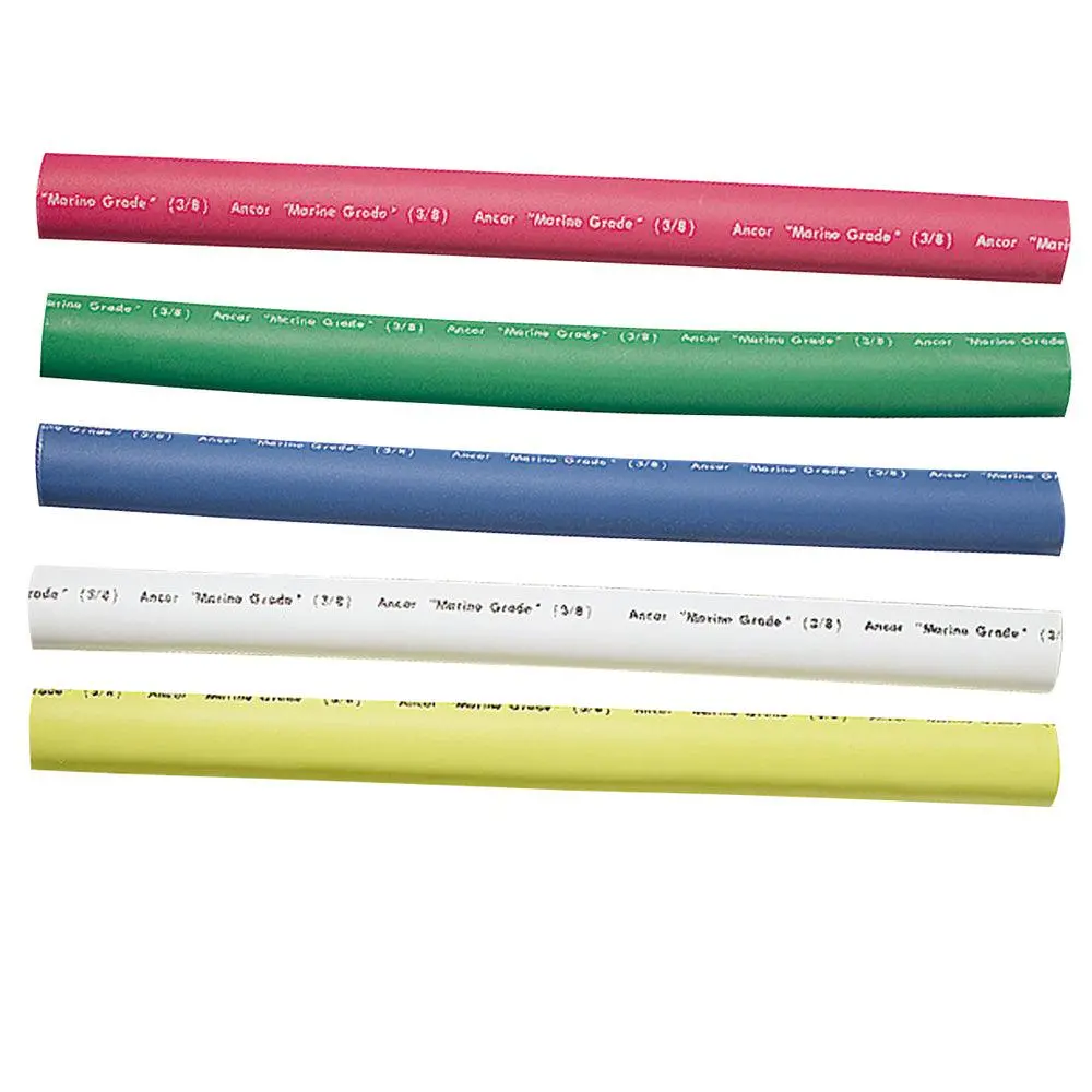Ancor Adhesive Lined Heat Shrink Tubing - 5-Pack, 6", 12 To 8 Awg, Assorted Colors [304506] 1