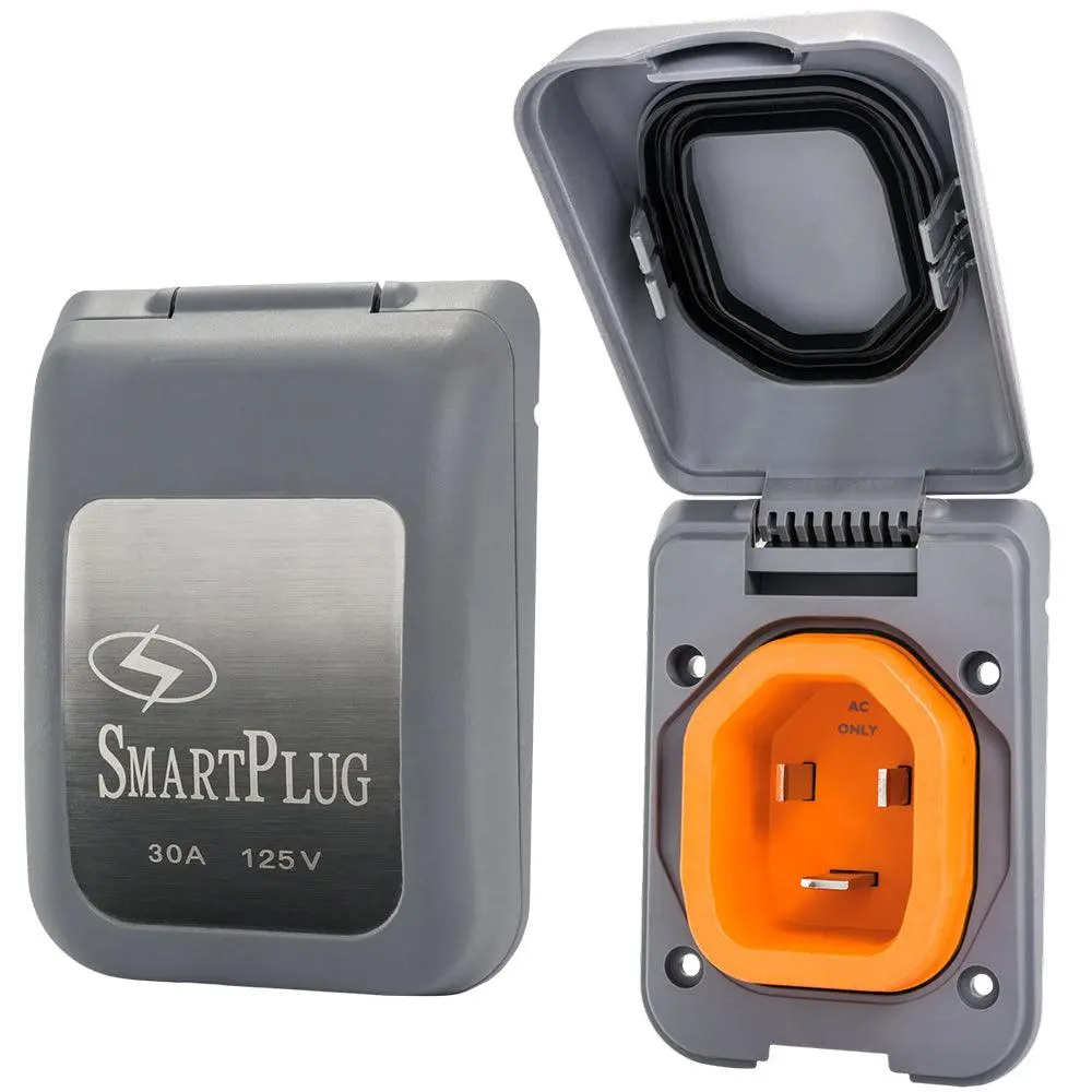 Smartplug 30 Amp Male Non-Metallic Inlet Cover - Grey [Bm30pg] 1