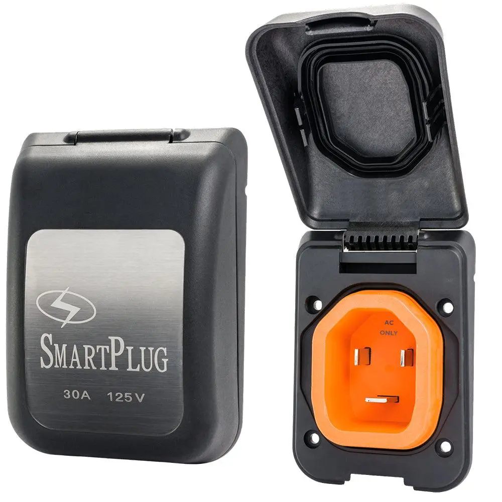 Smartplug 30 Amp Male Non-Metallic Inlet Cover - Black [Bm30pb] 1