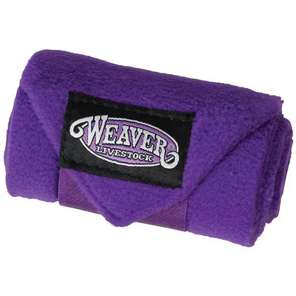 Sheep & Goat Fleece Leg Wraps - Purple 1
