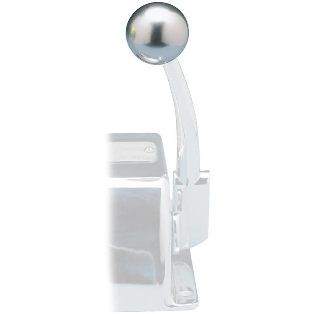 Rupp Control Knob Silver For Morse Controls (3/8-24 Thread) [03-1226-23S] 1