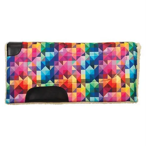 Kaleidoscope Saddle Pad 30X30" 1