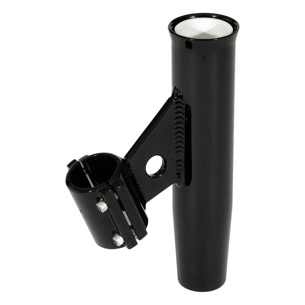Lee's Clamp-On Rod Holder - Black Aluminum - Vertical Mount - Fits 1.050 O.D. Pipe [Ra5001bk] 1