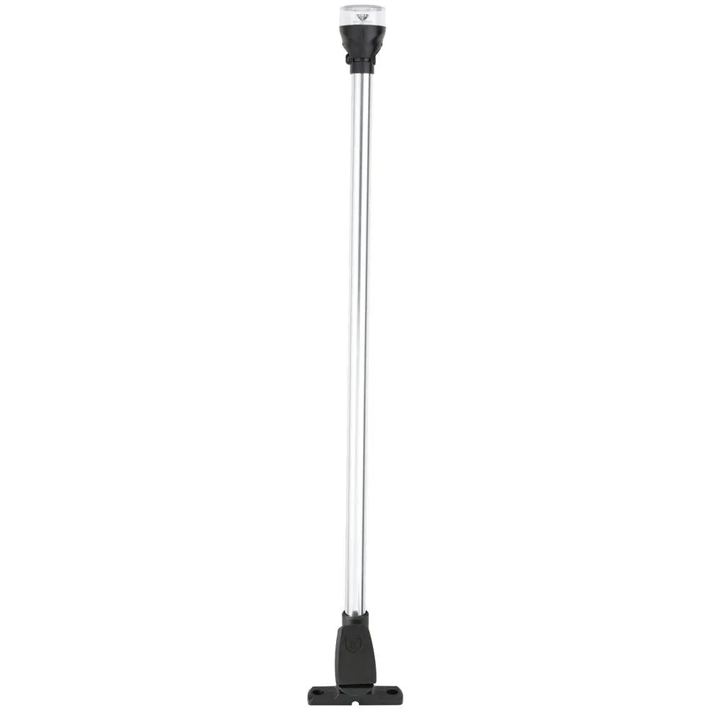 Attwood Lightarmor Fold Down 12" All Around Light 2Nm W/Cam-Lock Base [5557-P12a7] 1