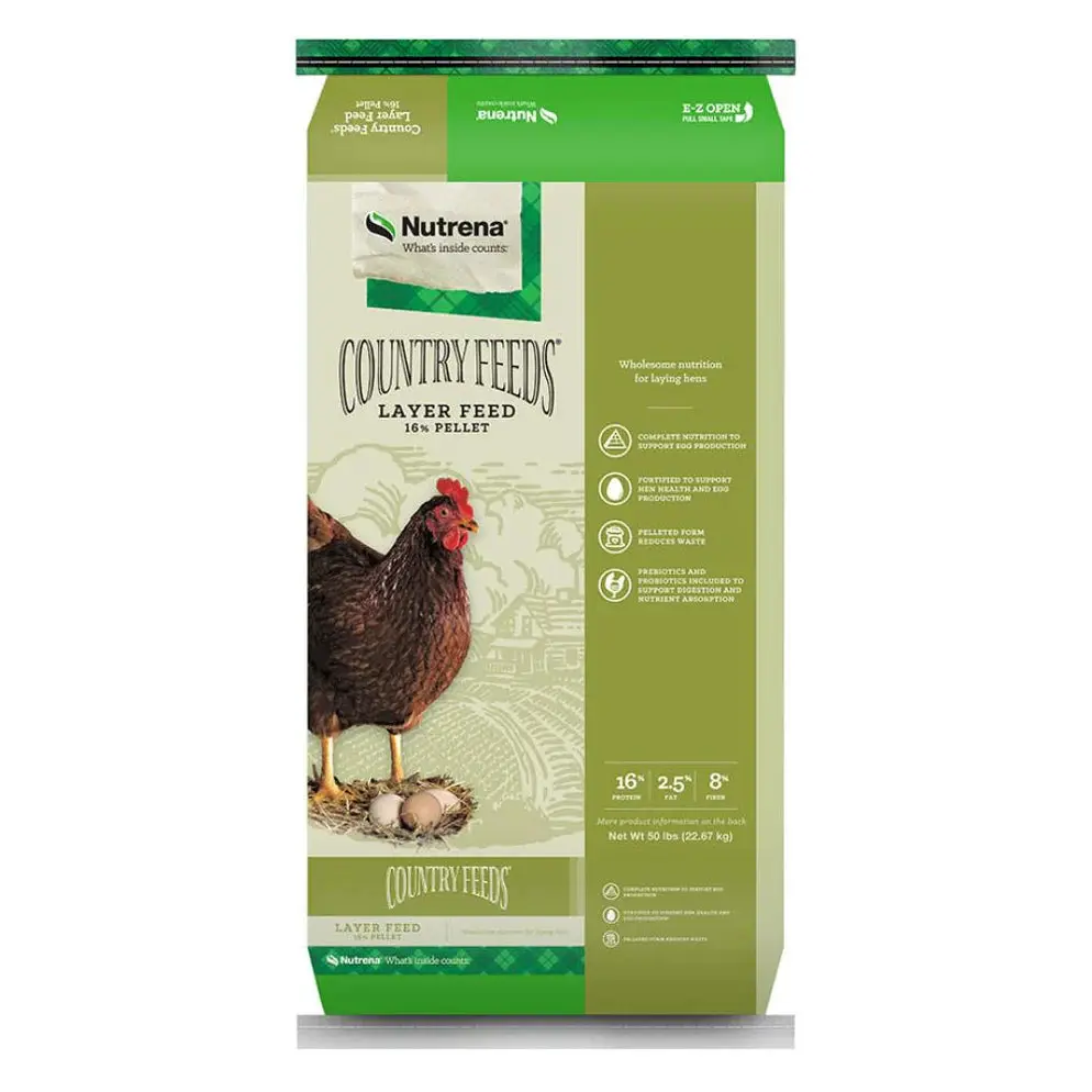 Nutrena Country Feeds Layer 16% Feed Pellet 50# - Ponedora 1