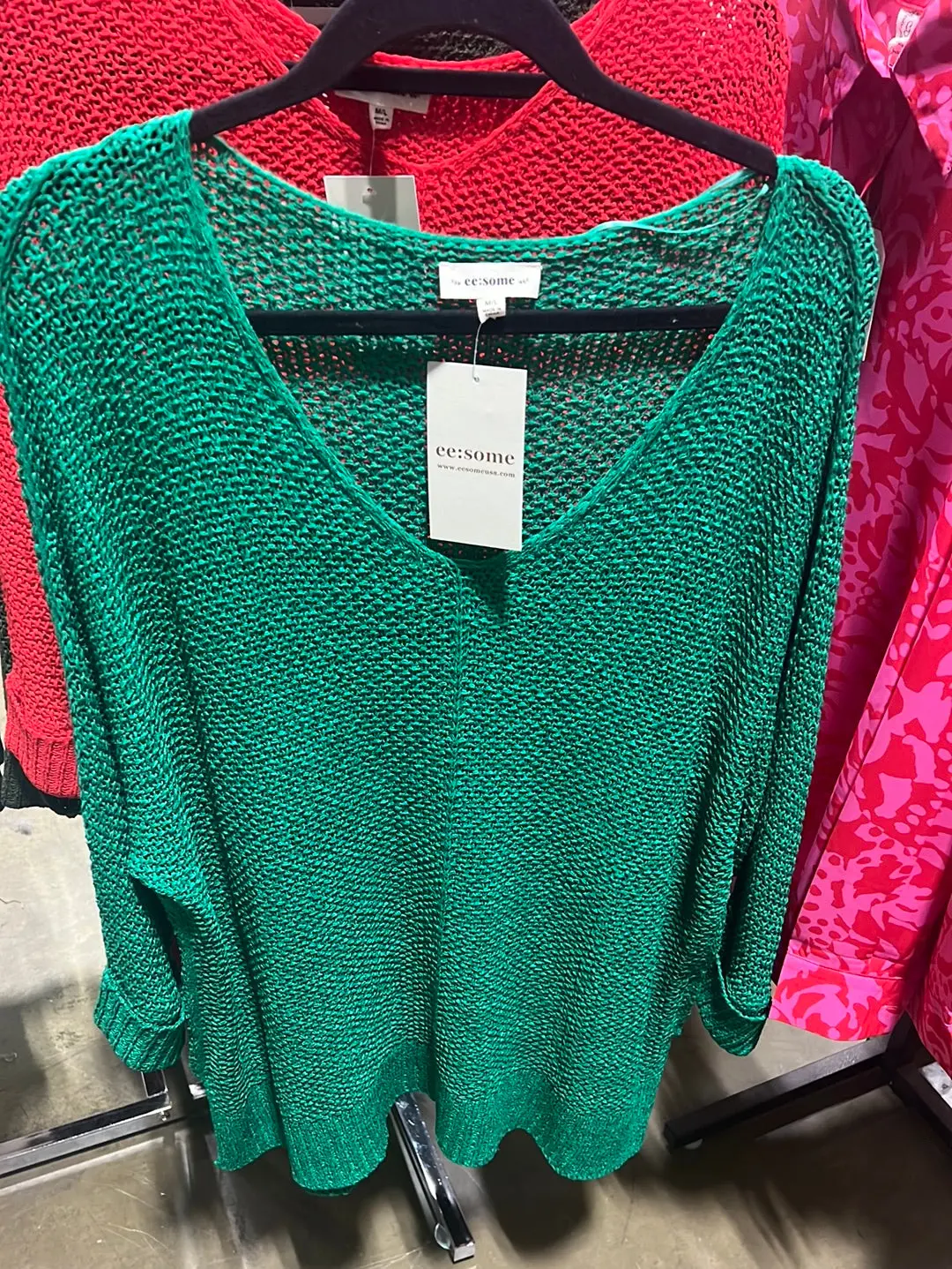 10858 Knit Sweater Green M/L 1
