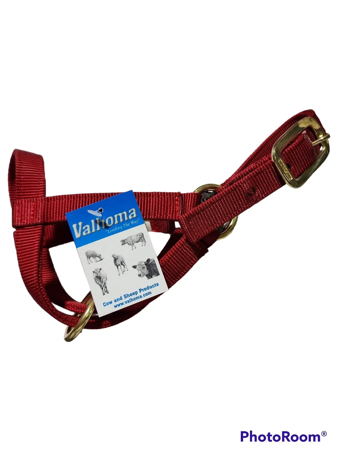 Valhoma: Halter - Goat Kid - Red 1