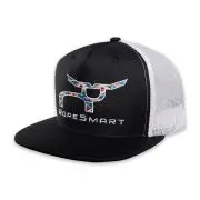 Ropesmart Santa Fe Logo Embroidered Black Trucker Cap 1