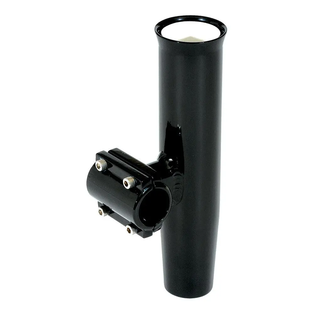 Lee's Clamp-On Rod Holder - Black Aluminum - Horizontal Mount - Fits 1.050" O.D. Pipe [Ra5201bk] 1
