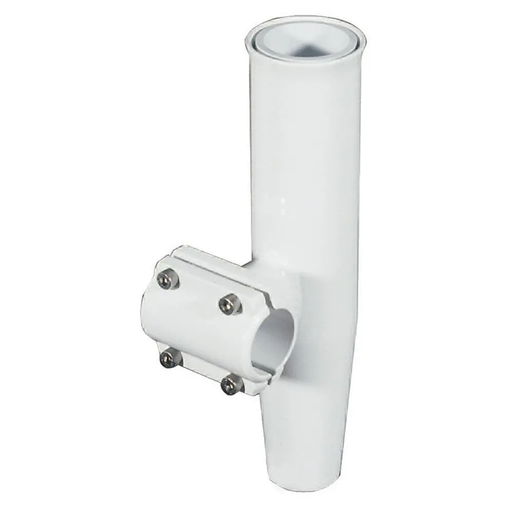 Lee's Clamp-On Rod Holder - White Aluminum - Horizontal Mount - Fits 1.050" O.D. Pipe [Ra5201wh] 1