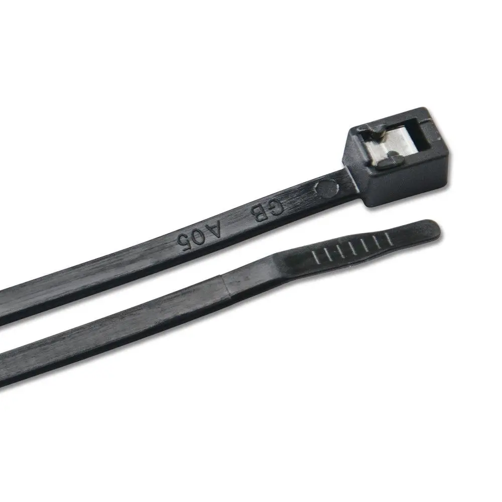 Ancor 11" Uv Black Self Cutting Cable Zip Ties - 500-Pack [199265] 1