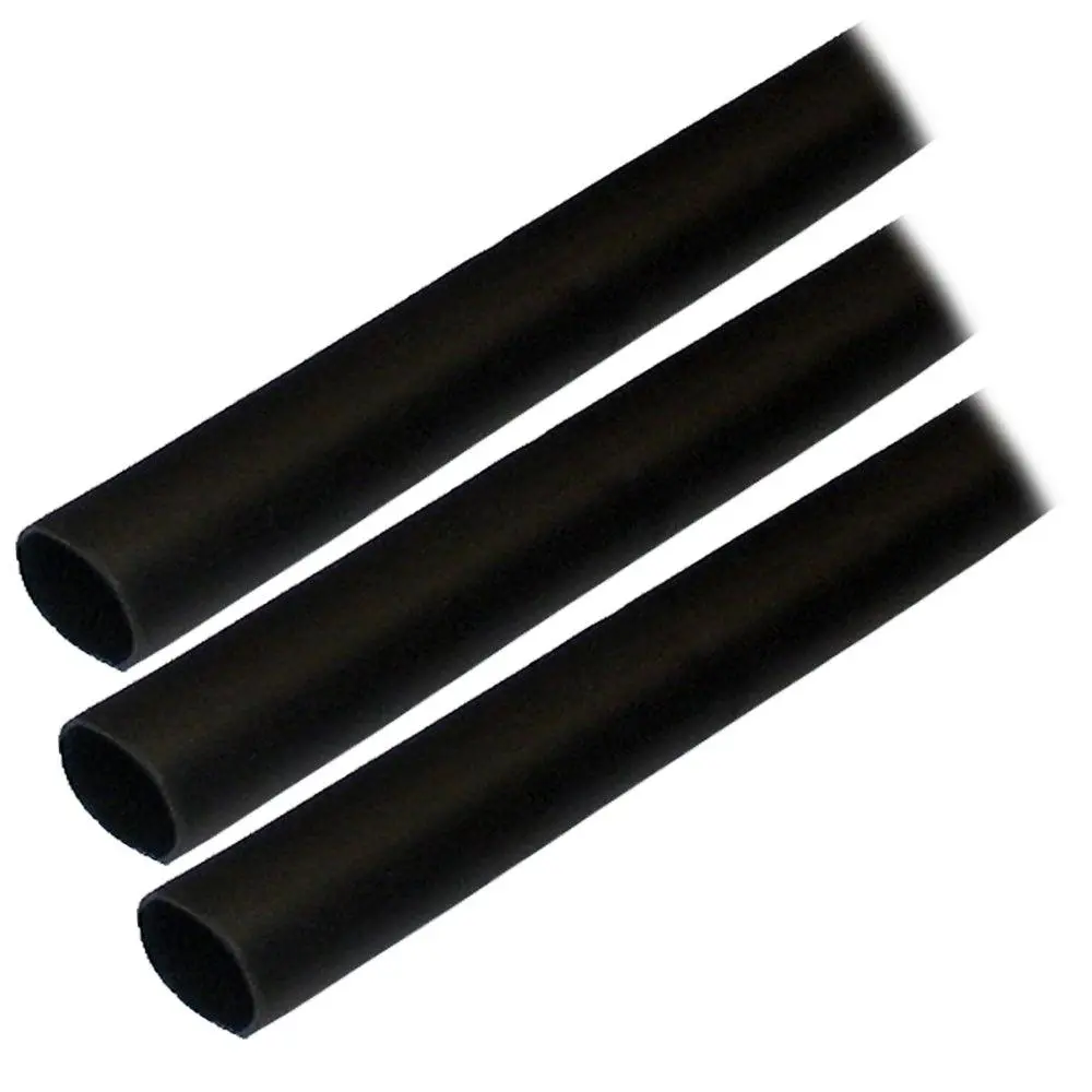 Ancor Adhesive Lined Heat Shrink Tubing (Alt) - 1/2" X 3" - 3-Pack - Black [305103] 1
