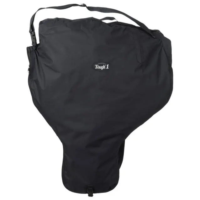 Tough1 Nylon Western Saddle Carrier - Black 1