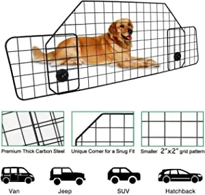 K-9 Keeper Suv/Van Barrier Four Paws 35"-61 (W) X 26"(H) 1
