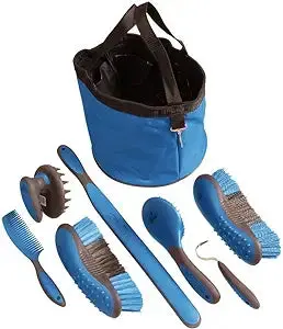 Blue - 8 Pc Great Grip Grooming Pkg 1