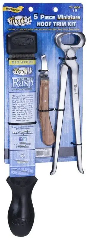 Tough1 5-Piece Miniature Hoof Trim Kit 1
