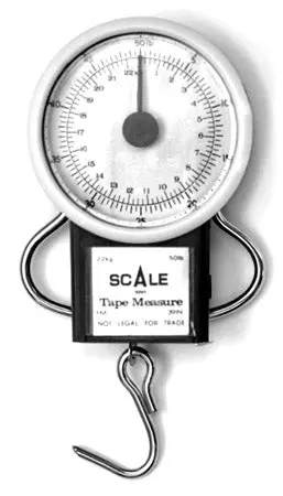 50 Lb Dial Scale And 40" Measuring Tape 1
