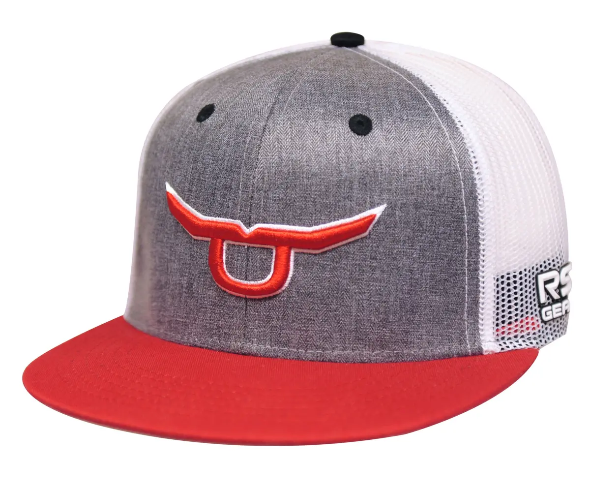 Ropesmart Classic Trucker Snapback With Red Steer 1