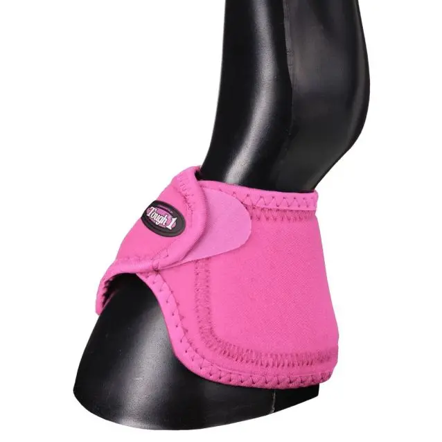 Tough1 "No Turn" Bell Boots - Small - Pink 1