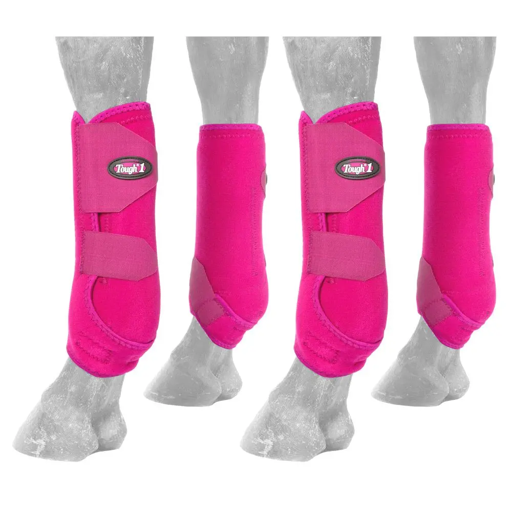 Tough1 Extreme Vented Sport Boots - Full Set - Small - Pink 1