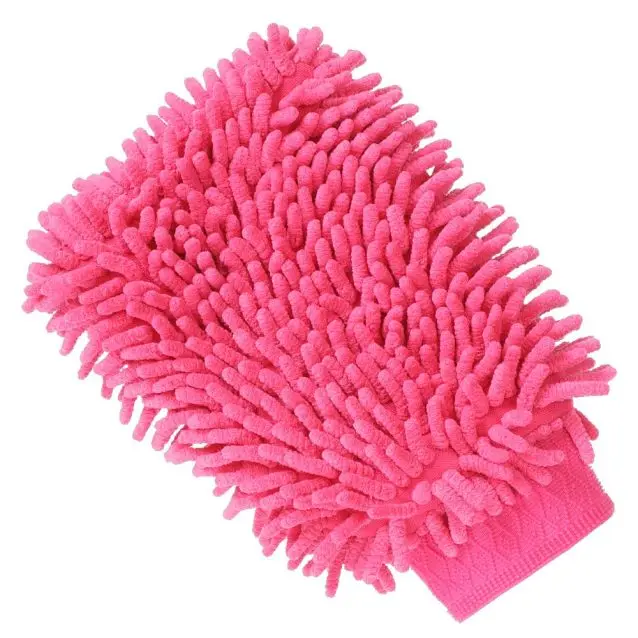 Tough1 Lined Wash/Applicator Mitt-Pink 1