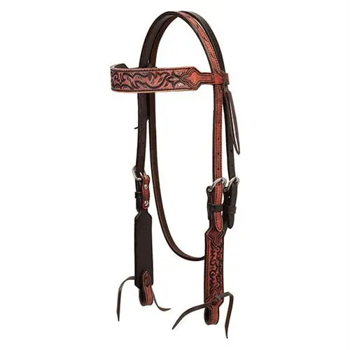 Turquoise Cross Pioneer 5/8" Headstall 1