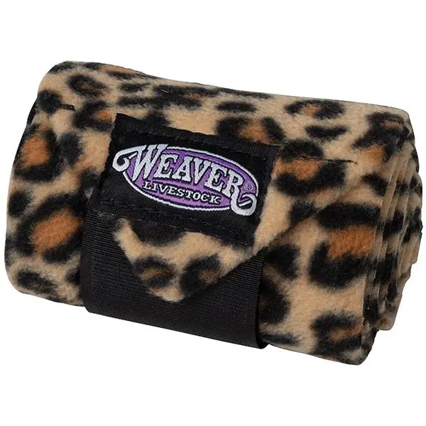 Sheep & Goat Fleece Leg Wraps - Leopard 1
