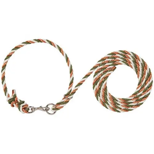 Livestock Adjustable Poly Neck Rope - Cooper / Hunter Green / Gray 1