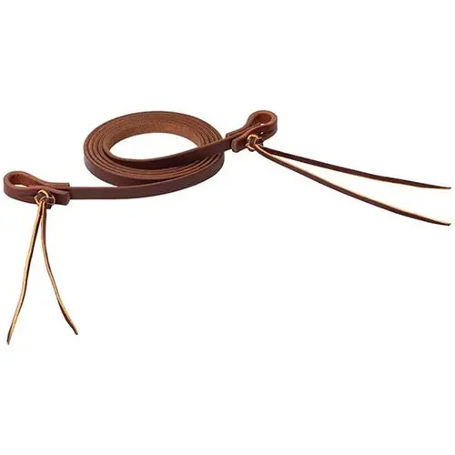 Working Tack Heavy Harness Leather Pineapple Knot Roper Reins 1