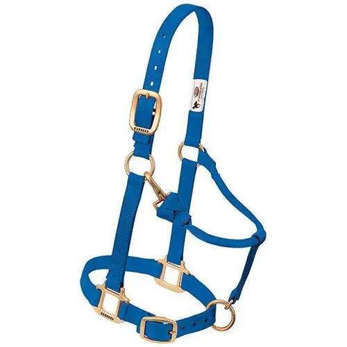 Original Adjustable Chin And Throat Snap Halter - Yearling 1