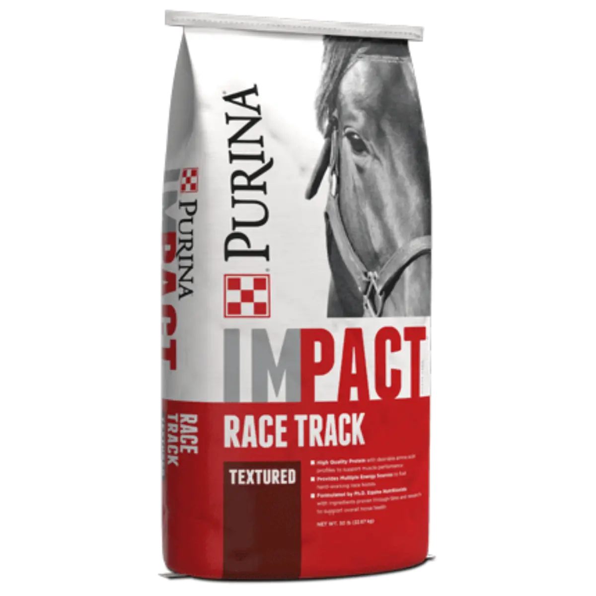 Purina® Impact® 14% Race Track Textured Horse Feed (Red) 1