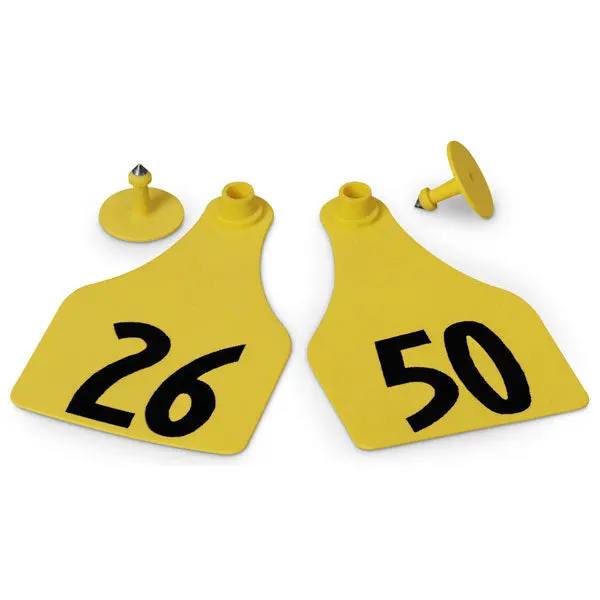 176-200 Yellow Allflex: Maxi Fem/Sm Male 1
