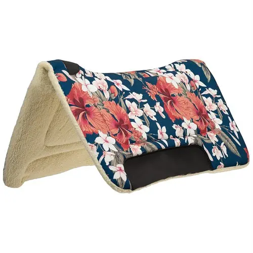 Contoured Printed Polyester Saddle Pads 1