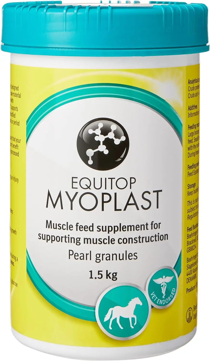 Equitop Myoplast Supplement For Horses 1.5Kg 1