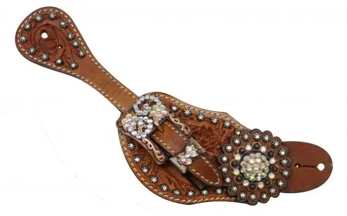 Showman Ladies Spur Strap 1