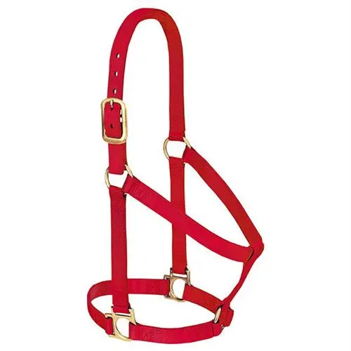 Basic Non-Adjustable Halter - Large Red 1