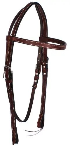 Showman ® Browband Leather Headstall 1
