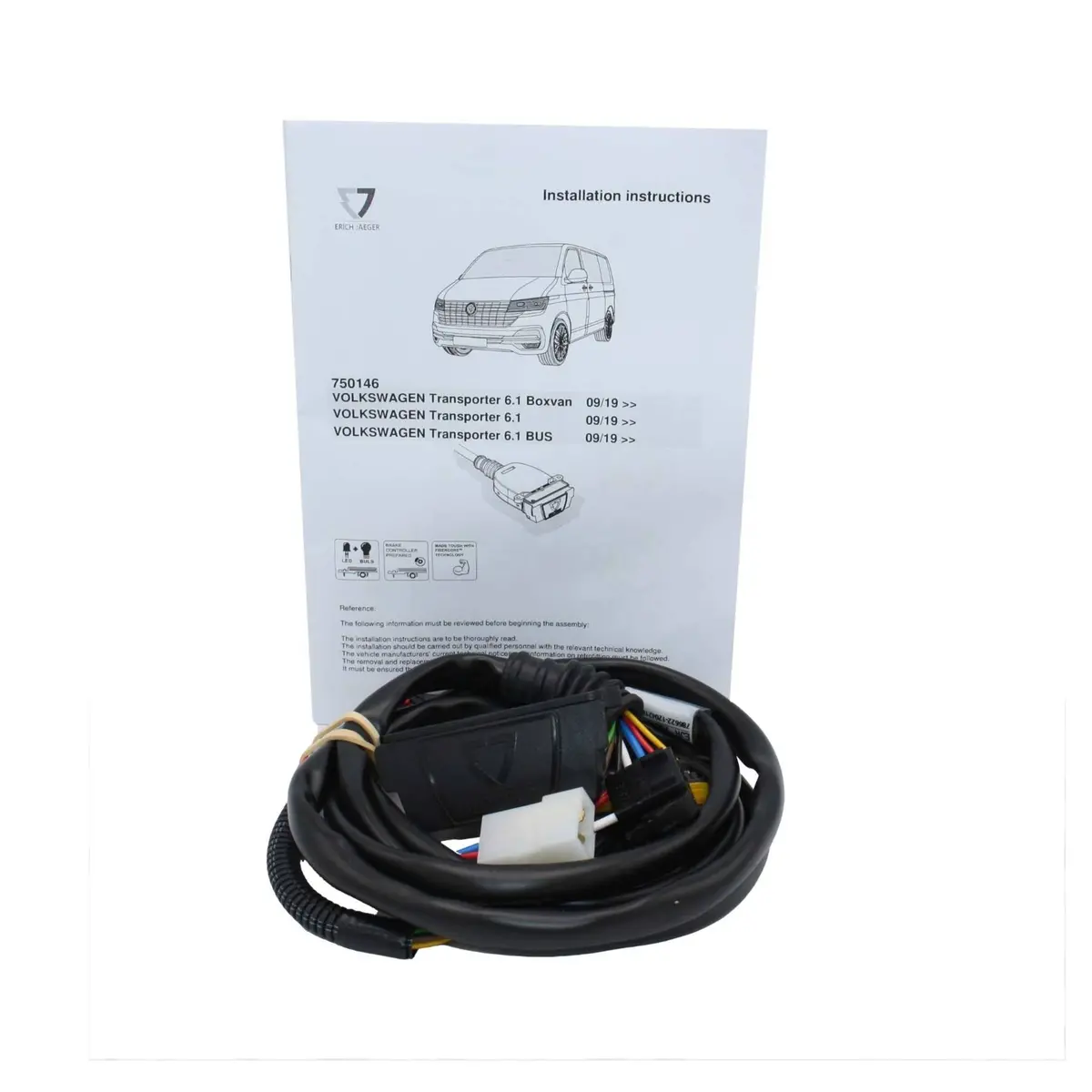Tag Heavy Duty Towbar & Direct Fit Wiring For Volkswagon Transporter T6 (09/2019 - On) 1