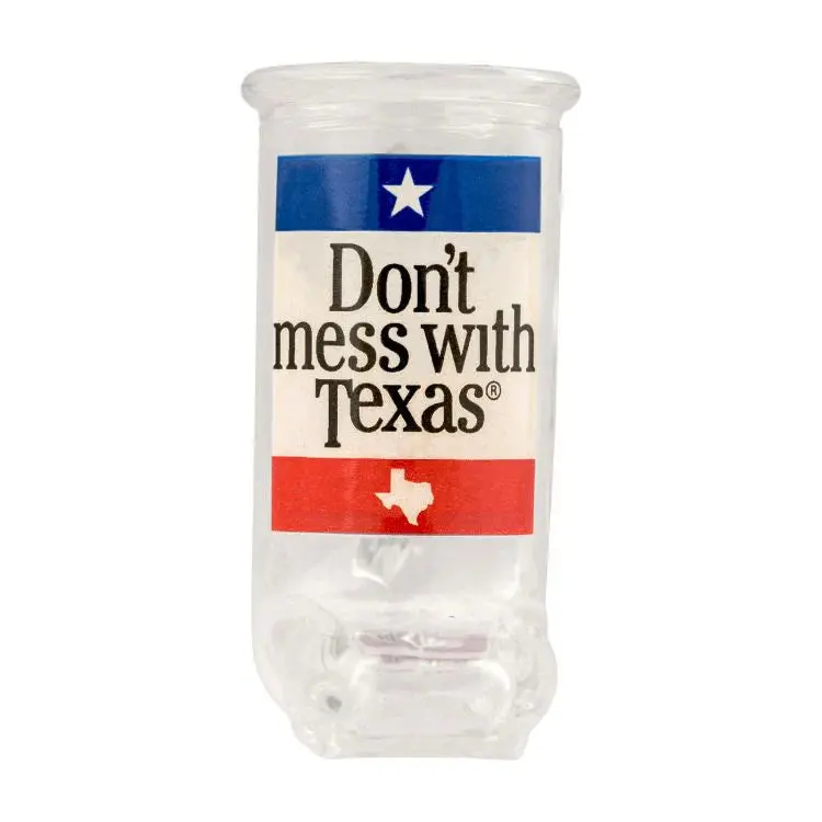 Don't Mess With Texas Mini Boot Shot Glass 1