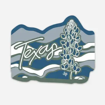 Texas Bluebonnet Sticker 1