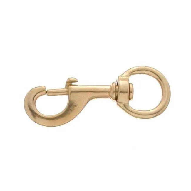 Brass-Plated Bolt Snap 1/2" 1