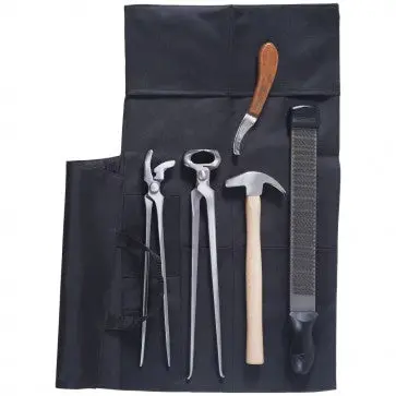 7 Piece Professional Farrier Kit W/Cordura Case 1