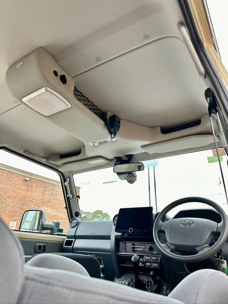 Toyota Landcruiser (2009-2024) 76 Series Wagon Department Of Interior T-Shape Roof Console 1