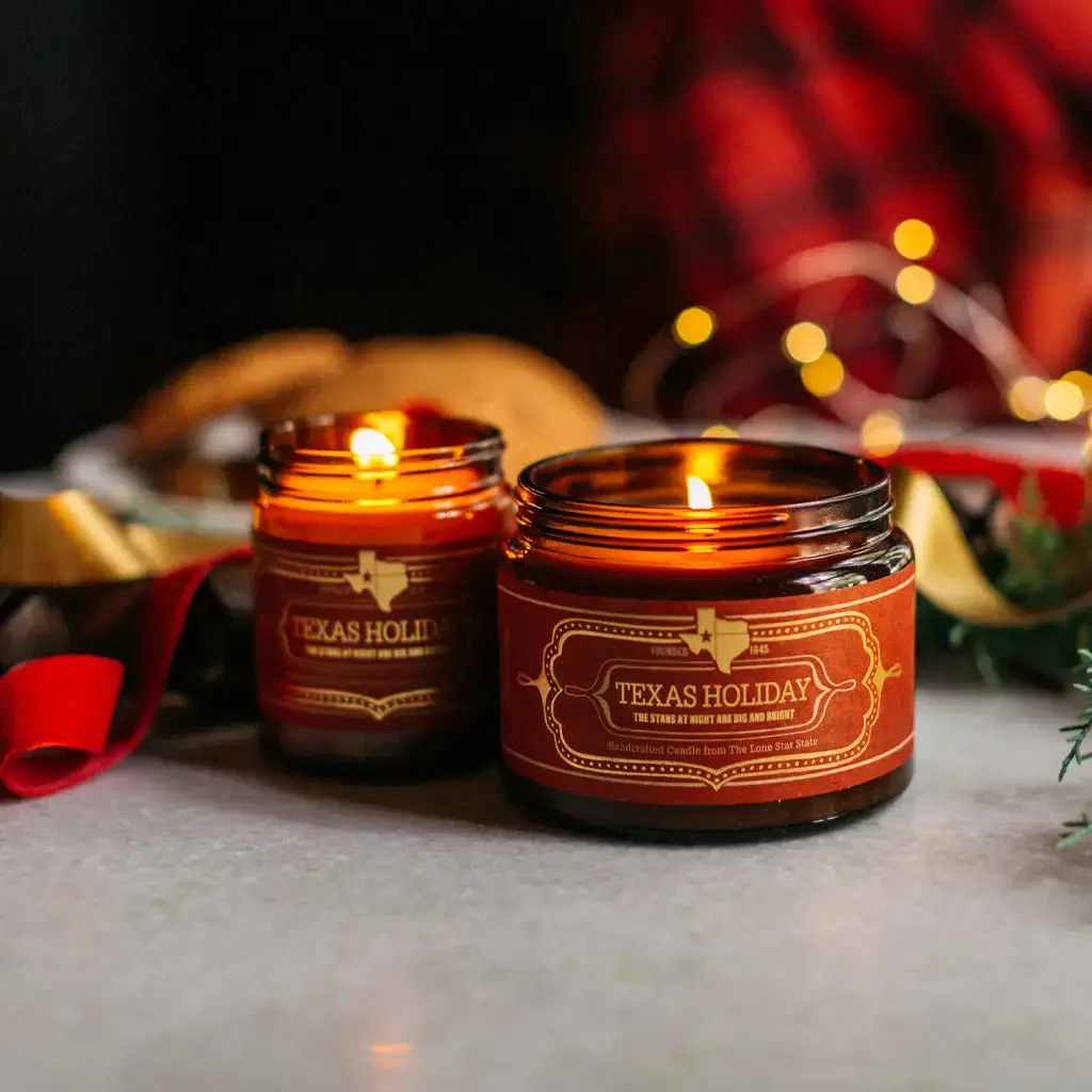 Texas Holiday Candle 1