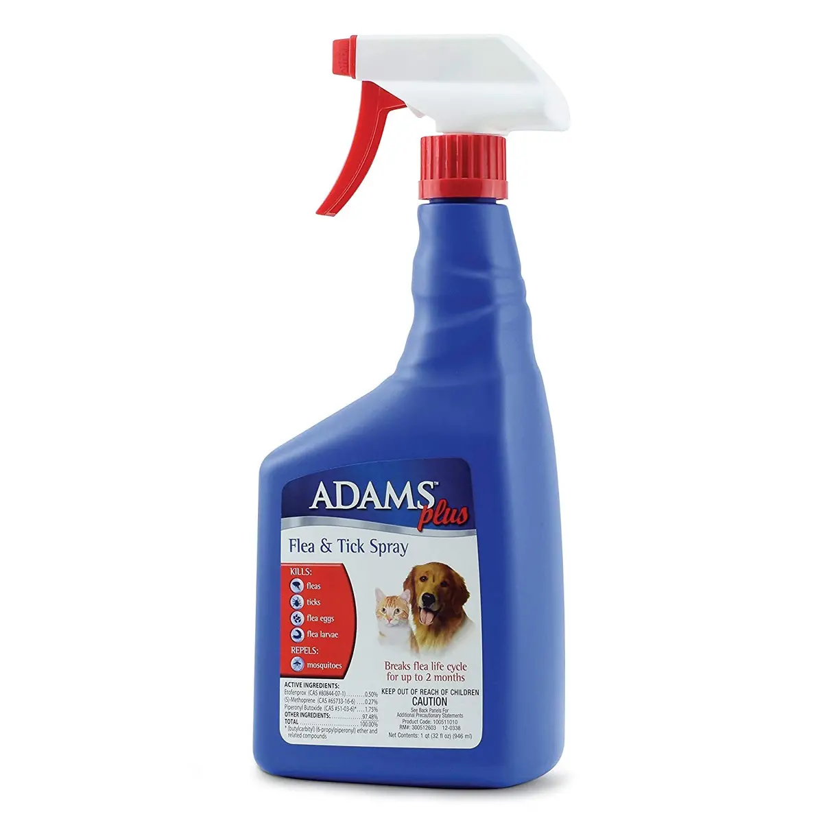 Adams Plus F&T Spray - 32 Oz 1